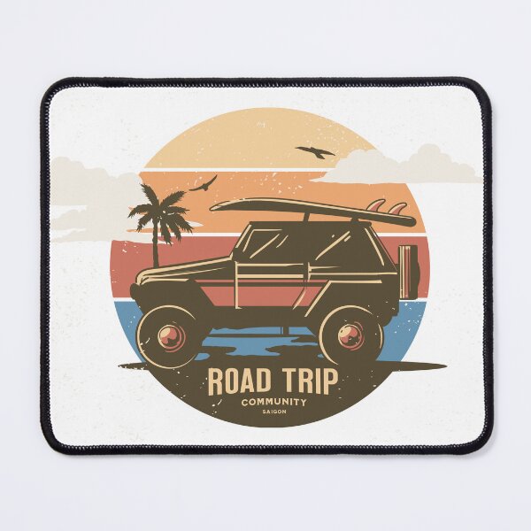 Item preview, Road Trip Art with Retro Style designed and sold by Tuong Nguyen.