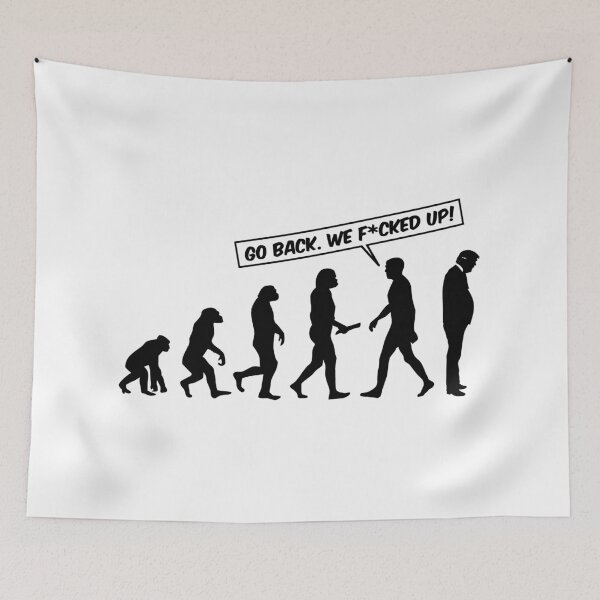 Item preview, Go back evolution - Trump designed and sold by radvas.