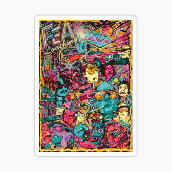 Fear and Loathing in Las Vegas Art Board Print for Sale by jsarnold513