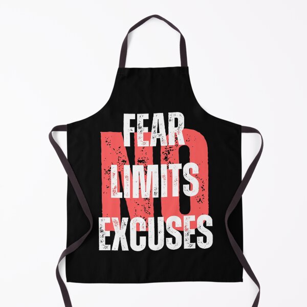 Item preview, No Fear No Limits No Excuses - Motivation  designed and sold by Gilyglo.
