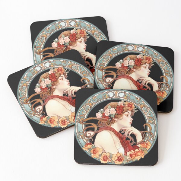 Item preview, Art Nouveau Girl designed and sold by Salocin.