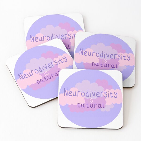 Item preview, neurodiversity is natural (cloudy version) designed and sold by shysnail.