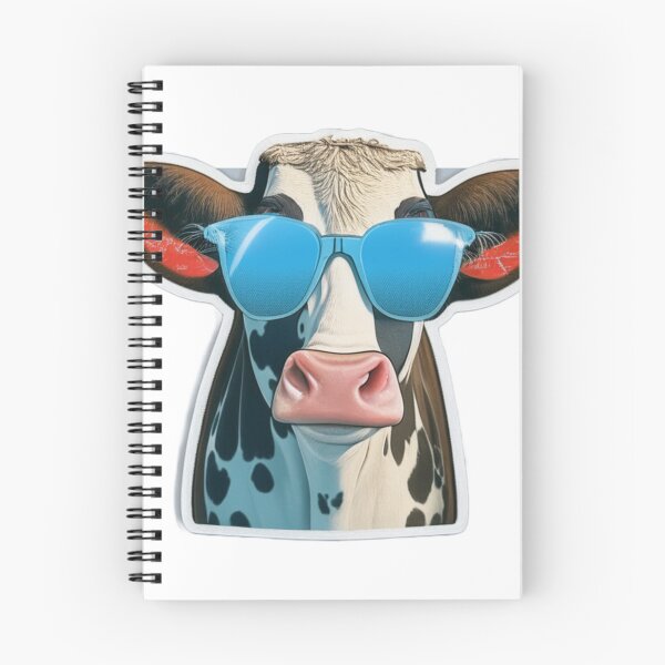 Item preview, Cool cow in sunglasses - funny designed and sold by Lukaszmiszcz.