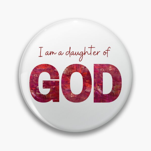 Item preview, I am a daughter of God christian phrase designed and sold by marianarussoart.