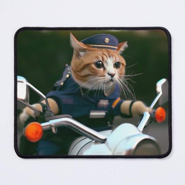 Item preview, Police Cat designed and sold by TheHelpingCat.