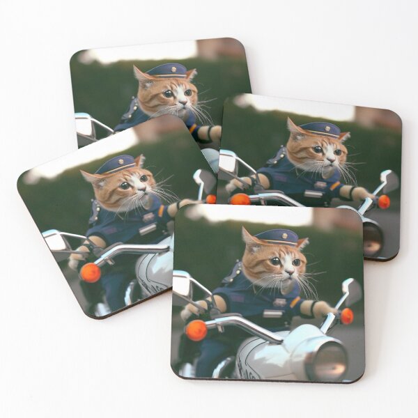 Item preview, Police Cat designed and sold by TheHelpingCat.