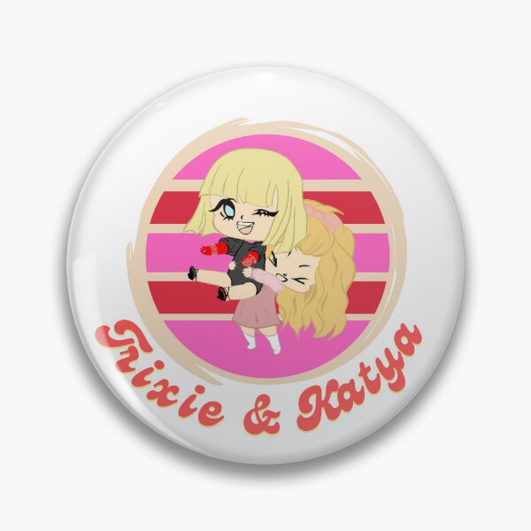 Item preview, Trixie and Katya Cute Chibi, Customized Gift, Cute Gift for your bestfriend designed and sold by Anxia Arts.