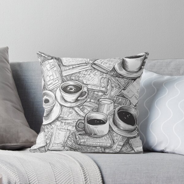 Item preview, Coffee and the Crossword designed and sold by AlfredsJumper.