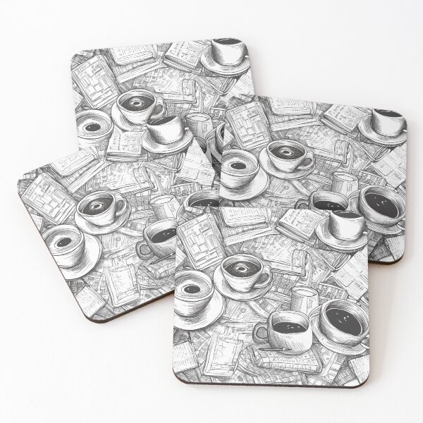 Item preview, Coffee and the Crossword designed and sold by AlfredsJumper.