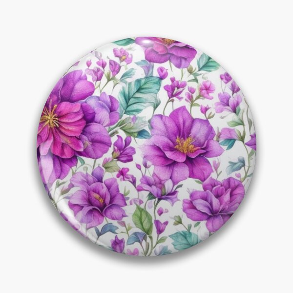 Item preview, "Blossom Magic: Watercolor Patterns in 4K" designed and sold by OasisOfGraphics.