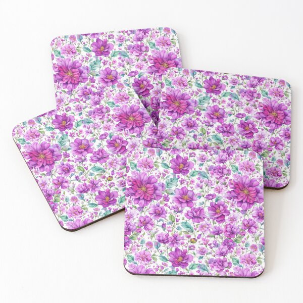 Item preview, "Blossom Magic: Watercolor Patterns in 4K" designed and sold by OasisOfGraphics.