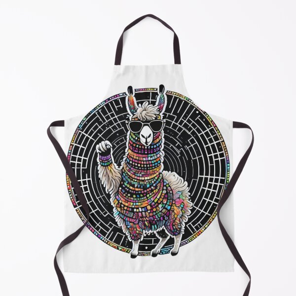 Artikelvorschau, Cute Llama Dancing | Raver Llama | Groovy Pets entworfen und verkauft von FridayArtStudio.