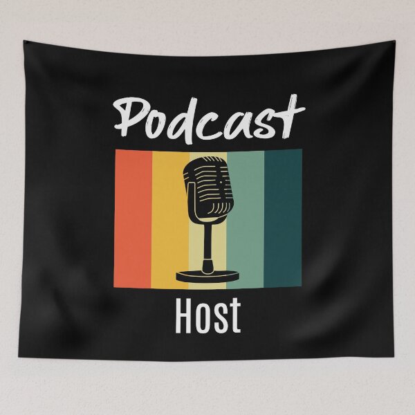 Artikelvorschau, Podcast Host Podcaster Podcasting entworfen und verkauft von MooonTees.