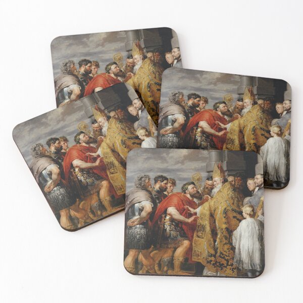 Item preview, St. Ambrose and Emperor Theodosius - Peter Paul Rubens designed and sold by RBEnt.