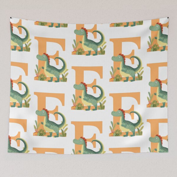 Item preview, Letter E with dinosaur designed and sold by dacivoje.