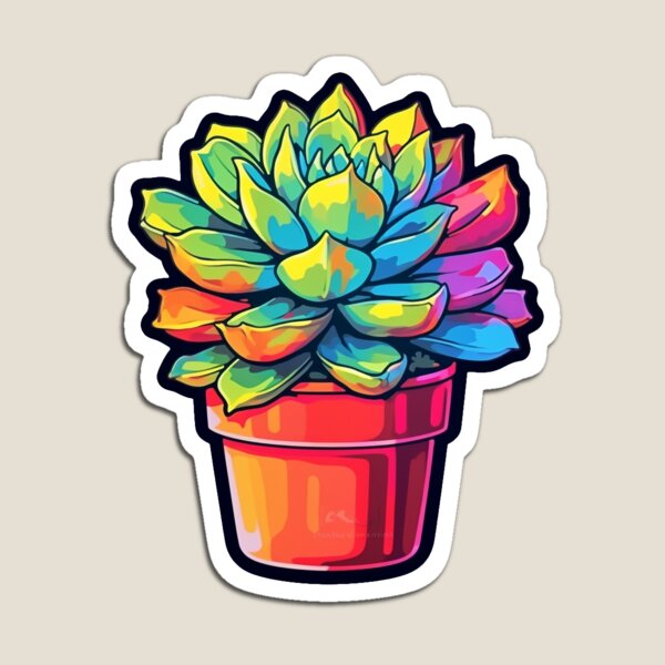 Item preview, Colorful Succulent  designed and sold by ChooseLoveCo.