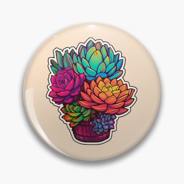 Item preview, Colorful Succulent  designed and sold by ChooseLoveCo.