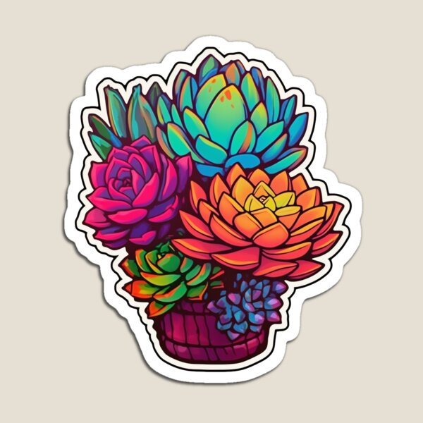 Item preview, Colorful Succulent  designed and sold by ChooseLoveCo.