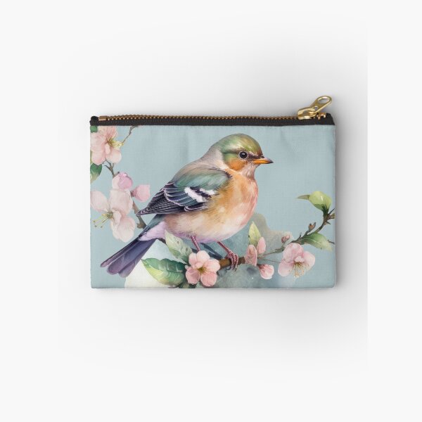 Item preview, Tiny Finch on a Twig - Watercolor Art designed and sold by KOTOdesign.