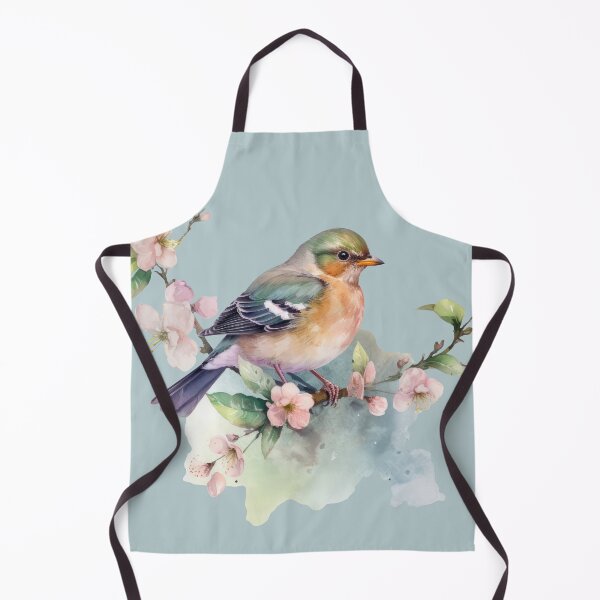Item preview, Tiny Finch on a Twig - Watercolor Art designed and sold by KOTOdesign.