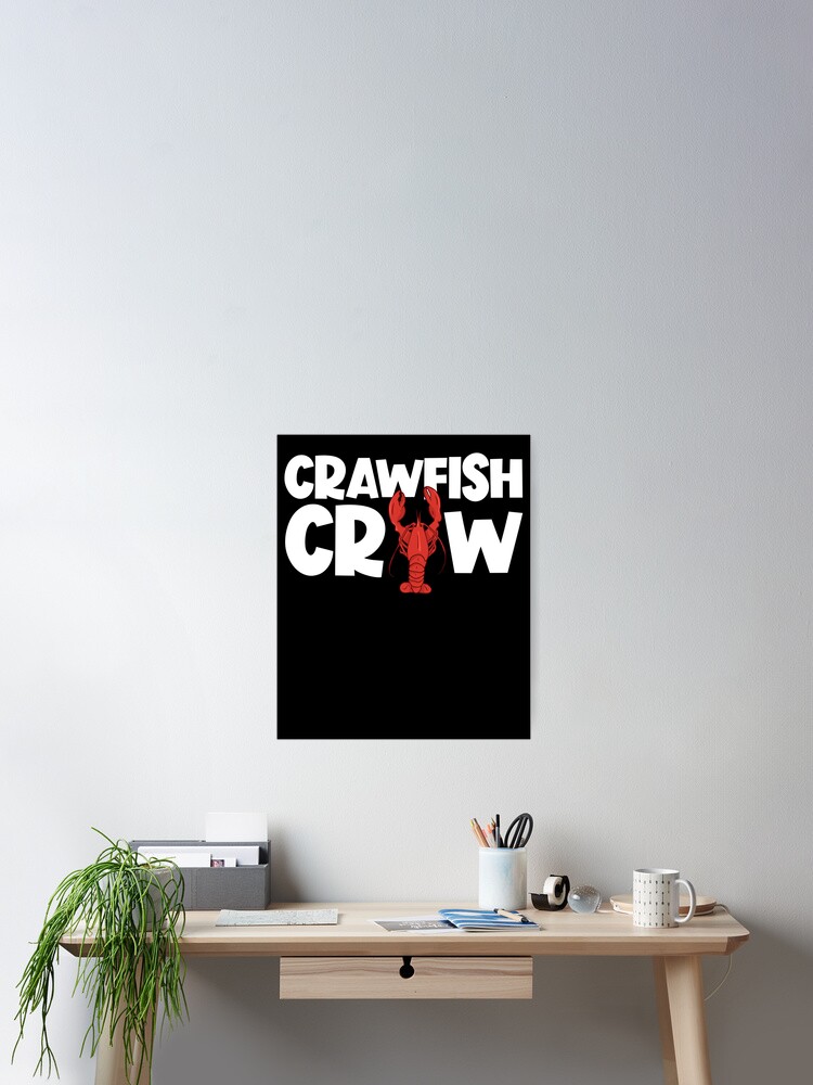 Imagen 2 de 3, Póster con la obra Crawfish Crew Funny Craw Fish Broil Crawfish Boil Gear, diseñada y vendida por DynamicDesign.