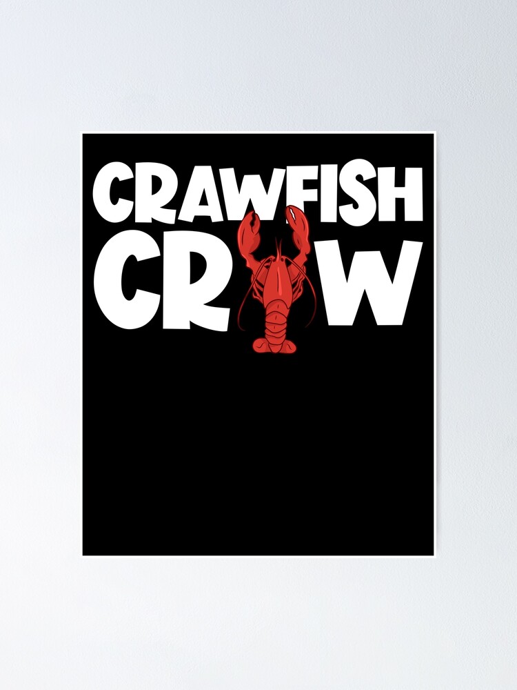 Imagen 1 de 3, Póster con la obra Crawfish Crew Funny Craw Fish Broil Crawfish Boil Gear, diseñada y vendida por DynamicDesign.