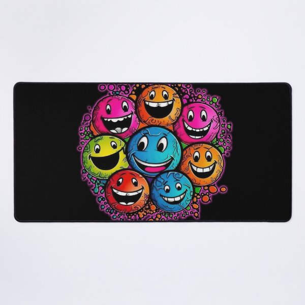 Item preview, The laughing colorful smilies designed and sold by Pixelboys.