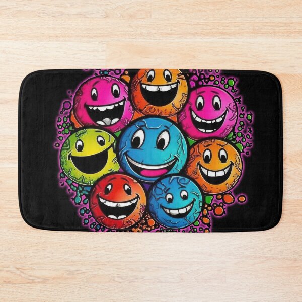 Item preview, The laughing colorful smilies designed and sold by Pixelboys.