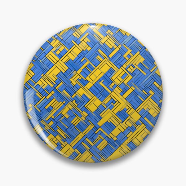 Item preview, blue yellow abstraction modern  designed and sold by jkrphoto.