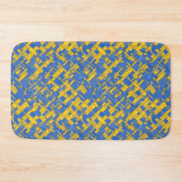Item preview, blue yellow abstraction modern  designed and sold by jkrphoto.