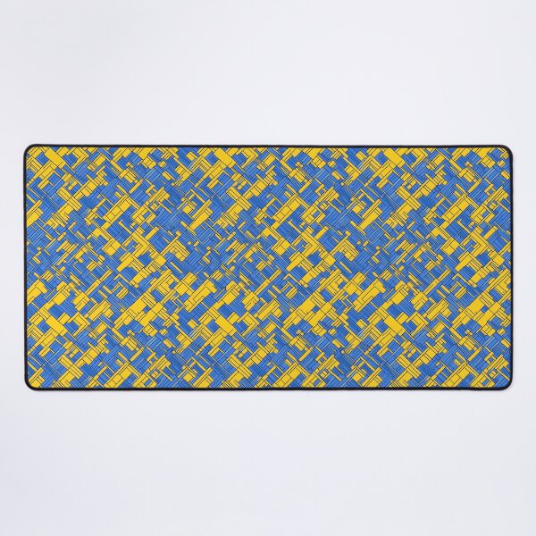 Item preview, blue yellow abstraction modern  designed and sold by jkrphoto.
