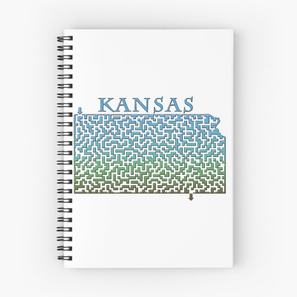 Item preview, State of Kansas Colorful Maze designed and sold by gorff.