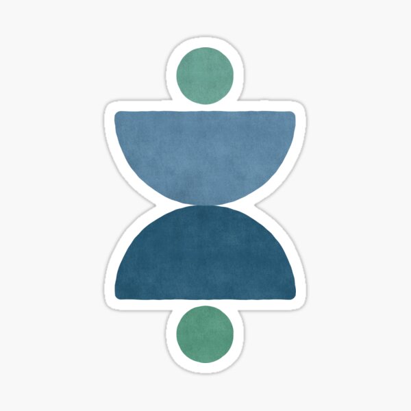 Item preview, Half-circle Balance - Blue designed and sold by moonlightprint.