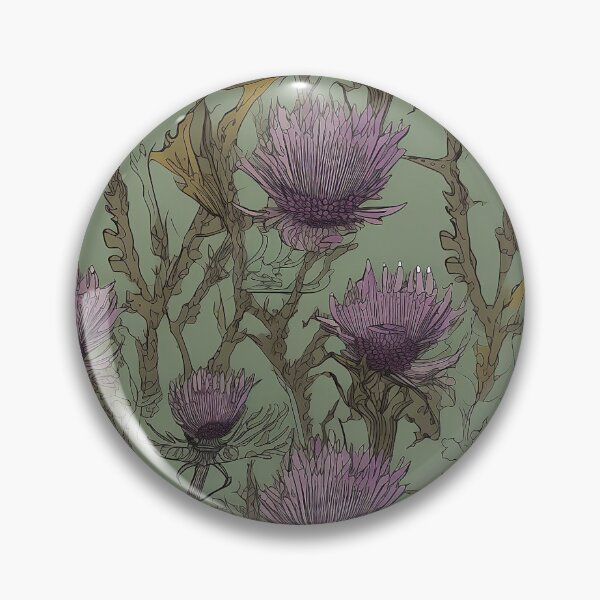Item preview, Thistle print designed and sold by Rimages.