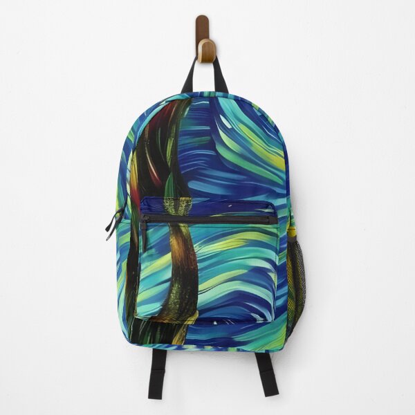 Item preview, Colourful Starry Night, impasto, Ai Generated Art designed and sold by ACC .