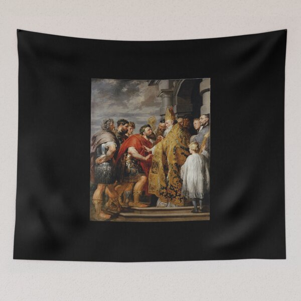 Item preview, St. Ambrose and Emperor Theodosius - Peter Paul Rubens designed and sold by RBEnt.