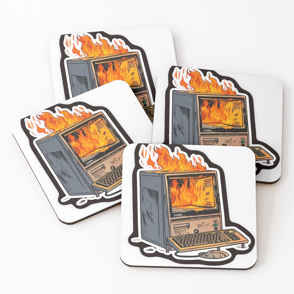 Item preview, Coasters (Set of 4) designed and sold by WizzyStickers.
