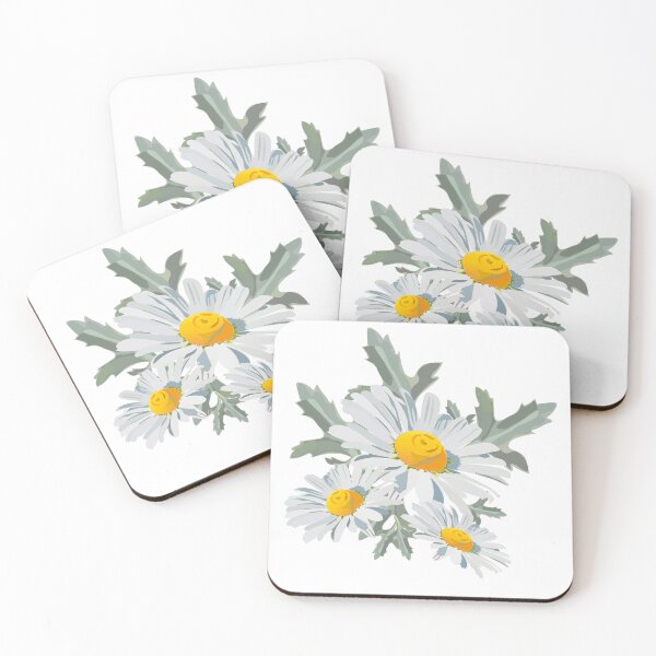Aperçu de l'œuvre marguerites blanches camomille créée et vendue par Tatty-shop.