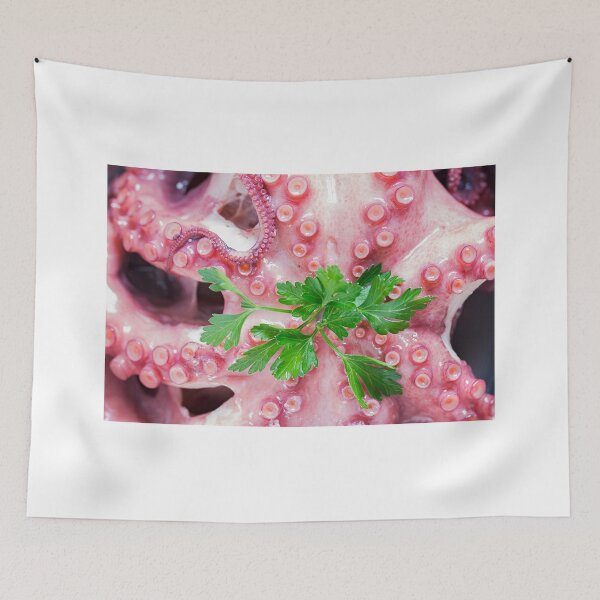 Item preview, Octopus with parsley. designed and sold by coffeeflavour.