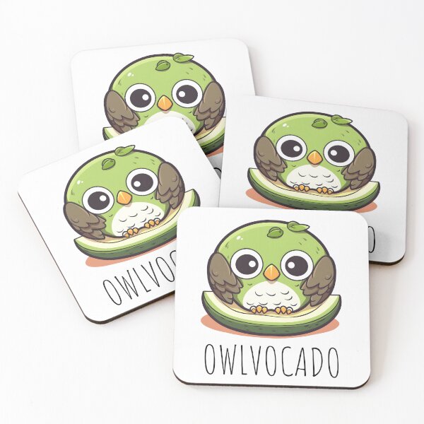 Item preview, Owlvocado Cute Avocado Owl designed and sold by Studio Bankai.