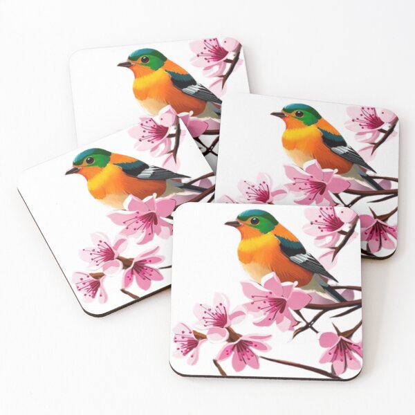 Item preview,  "Transient Beauty: Cherry Blossoms in Bloom and the Harmony of Birds" designed and sold by CHRIST5000.