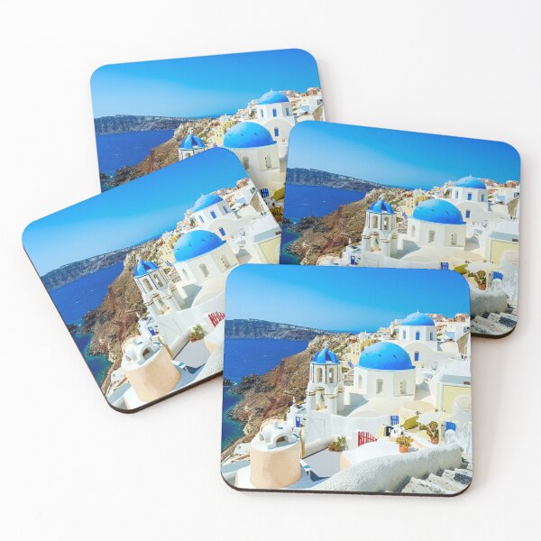 Item preview, Aegean Dreams: White-Washed Beauty on Santorini designed and sold by Anirammax.