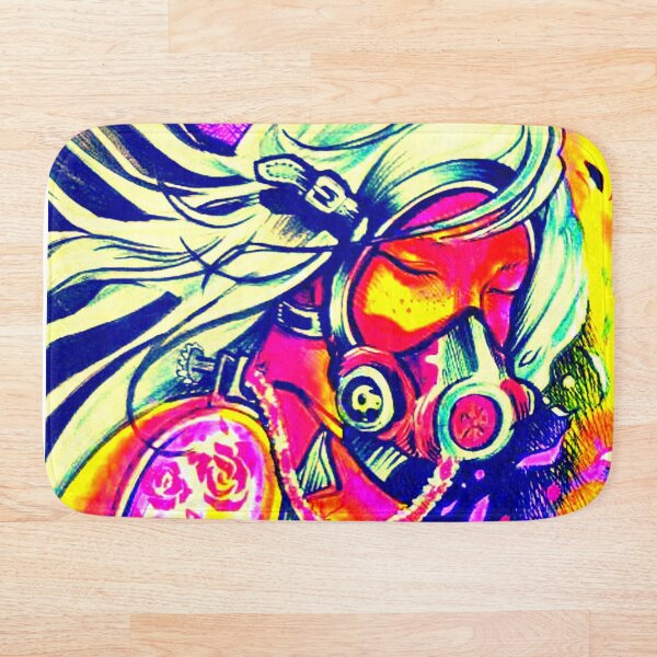 Item preview, Diseño de niña colorida con máscara. designed and sold by MdrawingM.