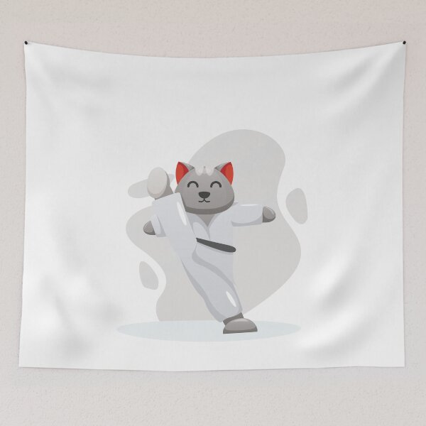 Item preview, Cat fighter designed and sold by MaxiiMerch.