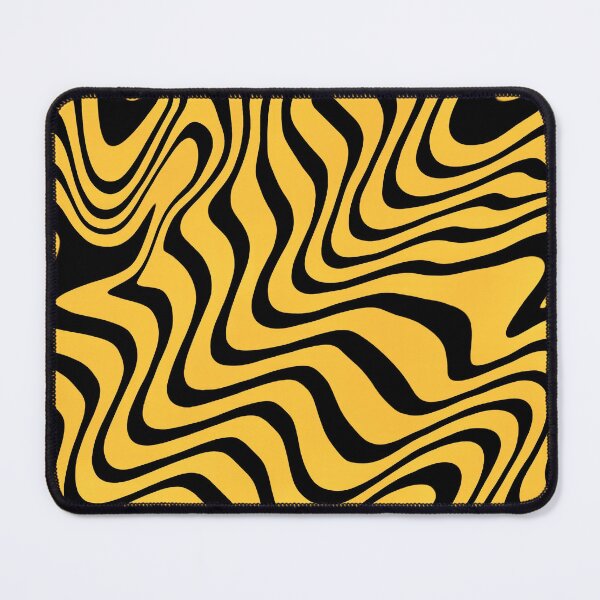 Item preview, Stripe pattern in black and yellow designed and sold by AnnabellaRh.