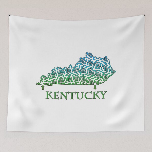 Item preview, State of Kentucky Colorful Maze designed and sold by gorff.