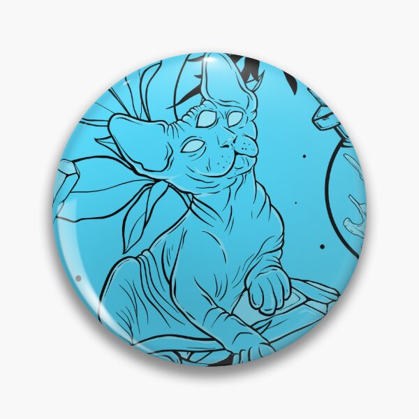 Aperçu de l'œuvre Version alternative des familiers du Sphynx bleu créée et vendue par Anima-Defessus.