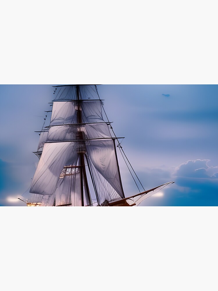 Thumbnail 7 of 7, Cap, Sailing Ship in Full Sail designed and sold by LenCarol.