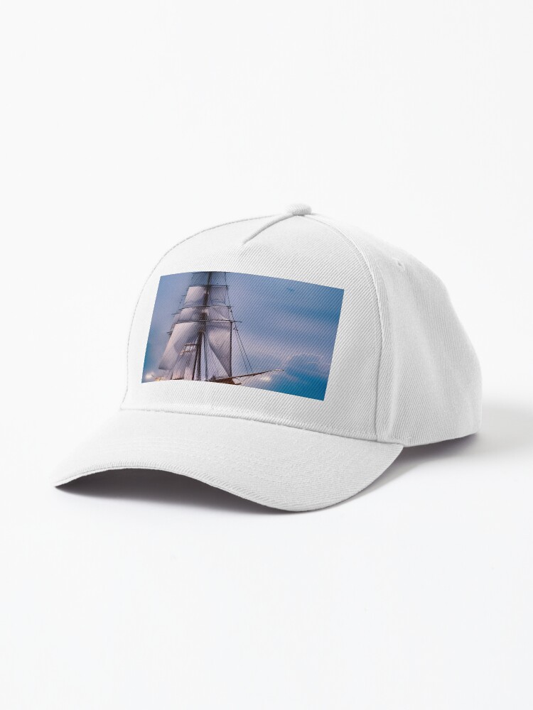 Thumbnail 1 of 7, Cap, Sailing Ship in Full Sail designed and sold by LenCarol.