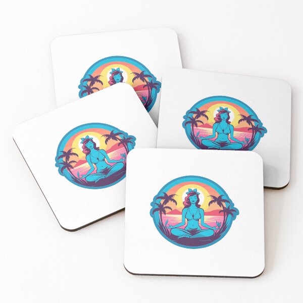 Item preview, Yoga For A Hot Summer Day, Artwork only designed and sold by ZenHorn.
